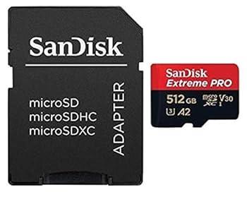 Amazon.com: SanDisk 512GB microSD Extreme PRO Memory Card